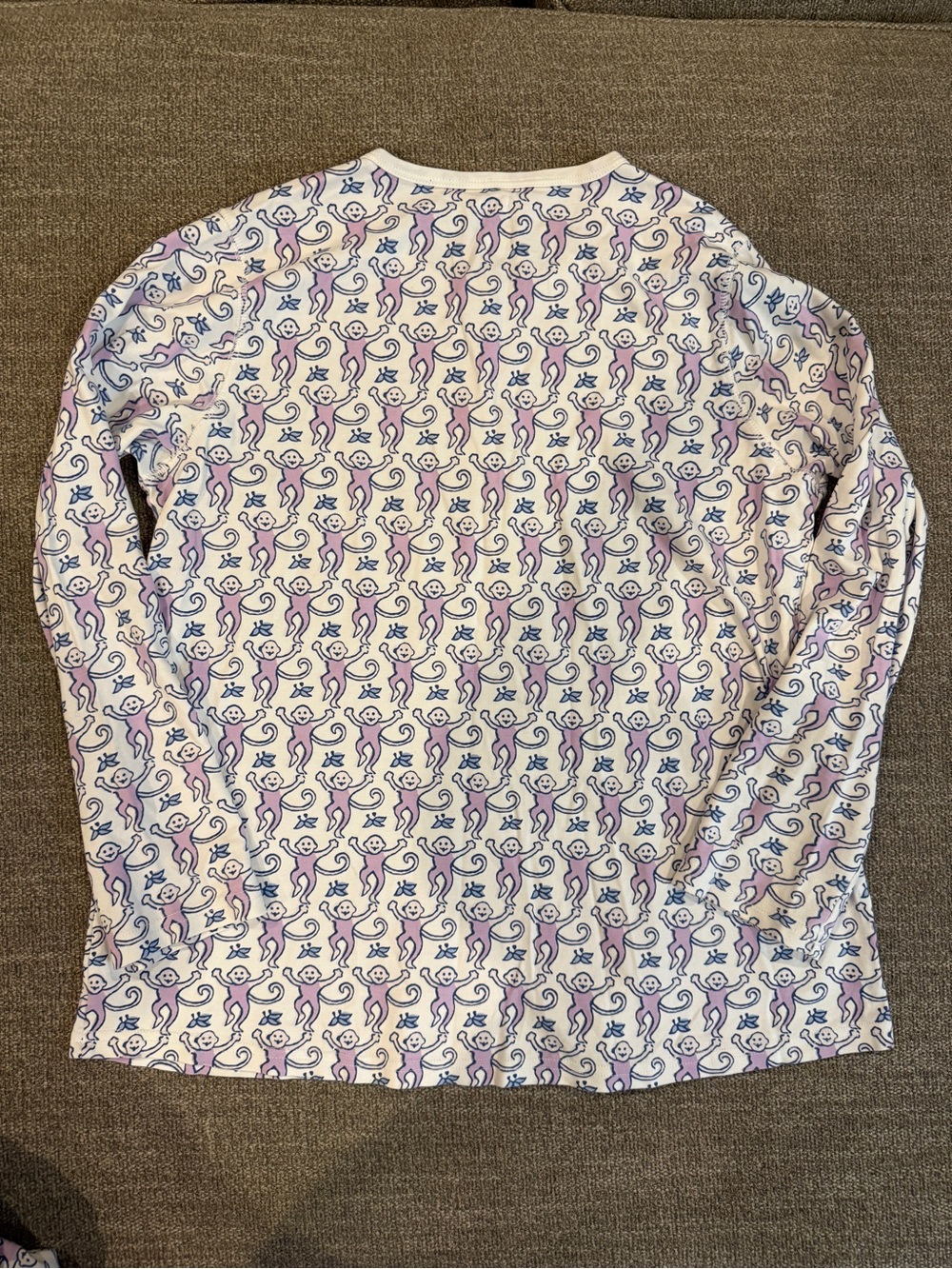Roller Rabbit Lavender Monkey Pajamas - Picture 8 of 11